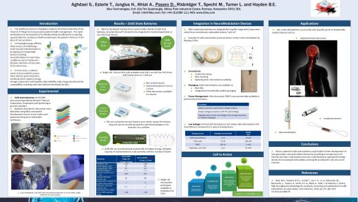 NANS Virtual Poster 2021 - Miniature Solid State Batteries for Next-Generation Neurostimulation