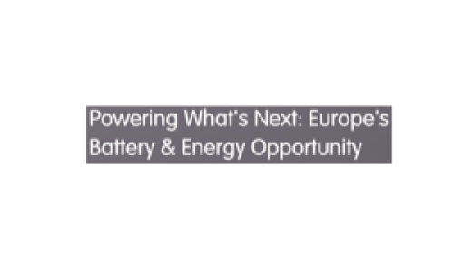 Powering What's Next: Europe's Battery & Energy Opportunity