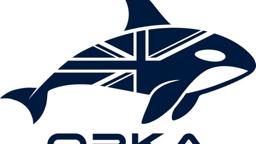 ORKA BLUE white bgd