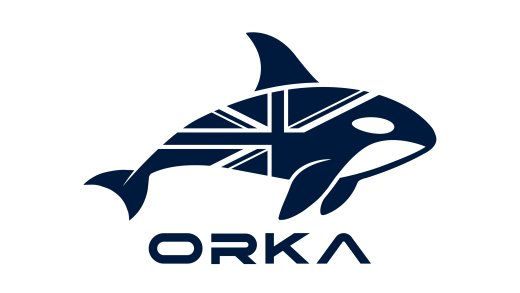 ORKA BLUE white bgd LARGE